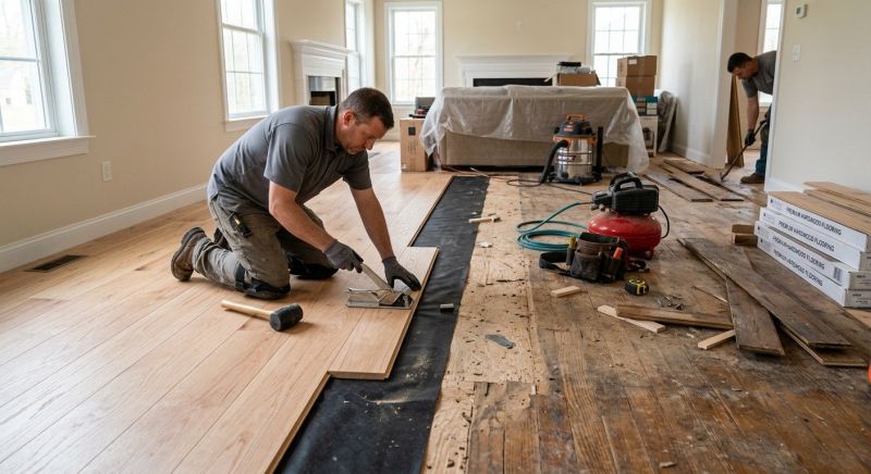 Finished Floor Installation in San Antonio, TX