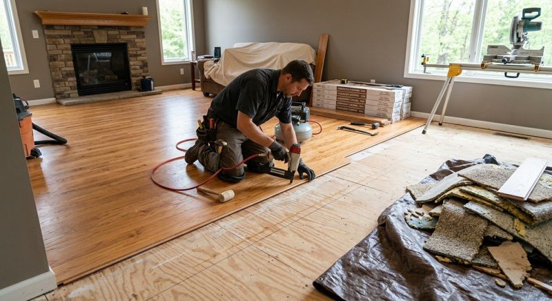 Hardwood Floor Installation in Austin, TX