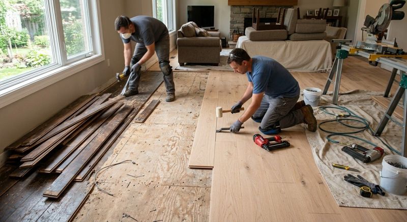 Hardwood Floor Renovation in Manassas, VA