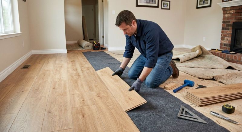 Laminate Floor Remodeling in Manassas, VA