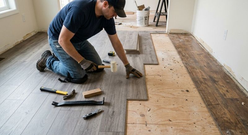 Laminate Floor Remodeling in Greensboro, NC