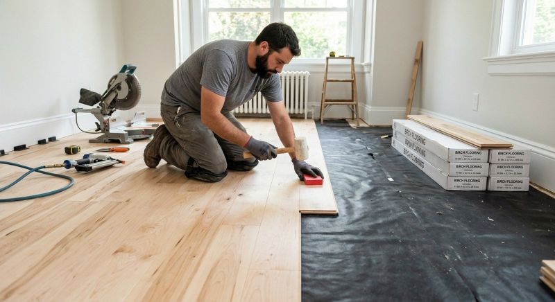 Maple Flooring Installation in Fort Worth, TX