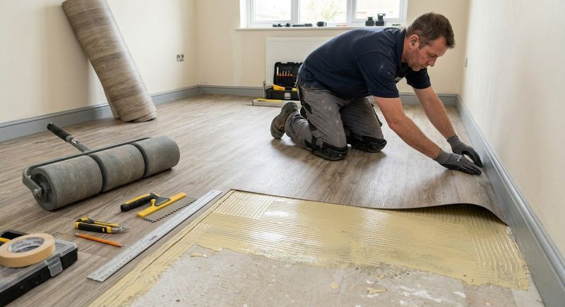 Sheet Vinyl Installation in Mesa, AZ