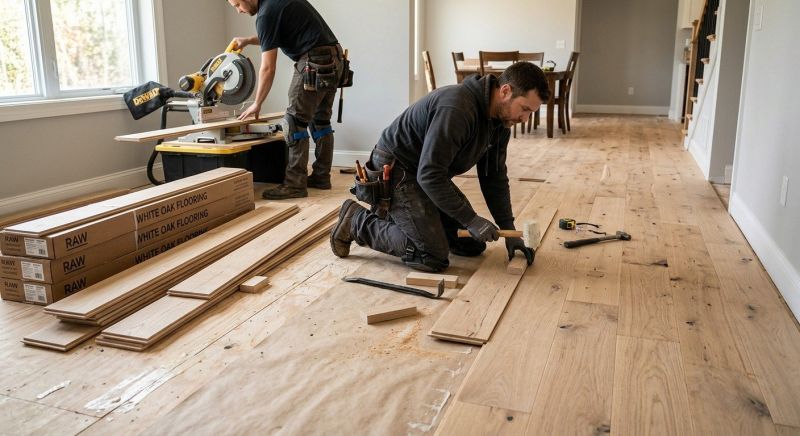 Teak Flooring Installation in Manassas, VA