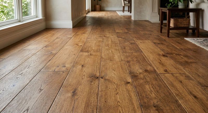 Wide Plank Floor Installation in Manassas, VA